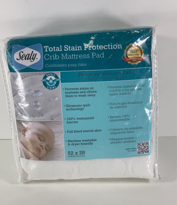 used Sealy Crib Mattress Protector