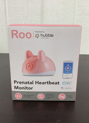 Roo Prenatal Heartrate Monitor – Portable, no Gel or Wires, Safe Bluetooth  Technology – Listen, Track and Share Your Baby's Heart Rate at 20 Weeks
