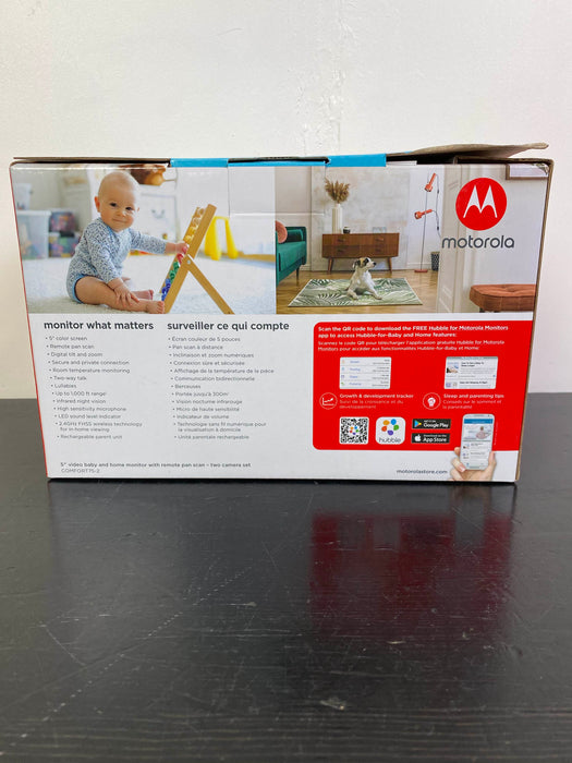 secondhand Motorola Comfort 75 Video Baby Monitor With 2 Cameras