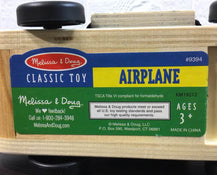 used Melissa & Doug Melissa & Doug Wooden Airplane Play Set