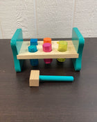 used B. toys Wooden Shape Sorter Hammering Bench