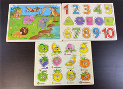 used BUNDLE Wooden Puzzles