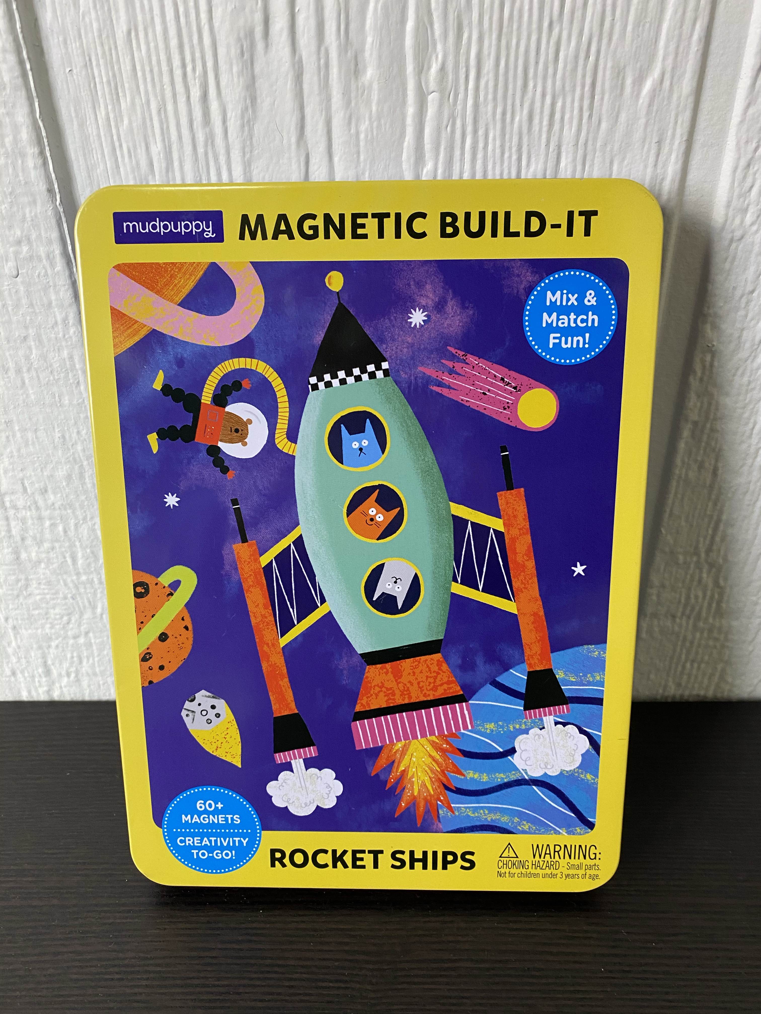 Mudpuppy - Rocket Ships Magnetic Build It