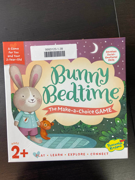 used Peaceable Kingdom Bunny Bedtime The Make a Choice Game