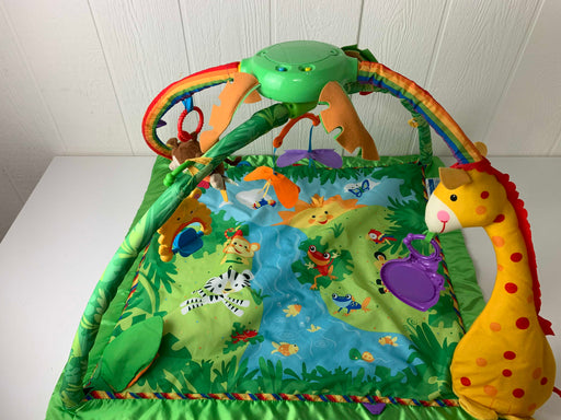 secondhand Fisher Price Rainforest Melodies and Lights Deluxe Gym
