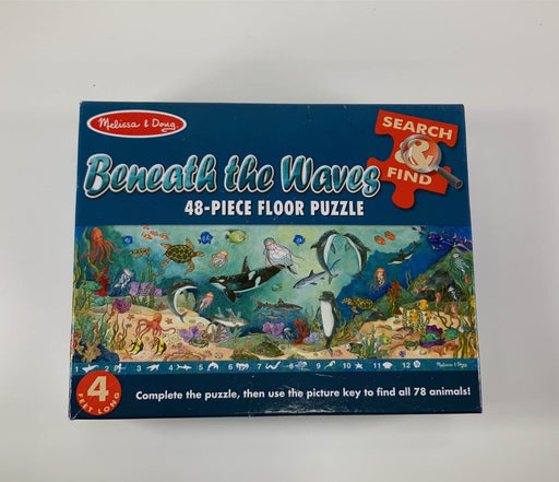 used Melissa & Doug Floor Puzzle, Beneath the Waves