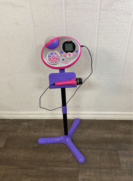 VTech Kidi Star Karaoke Machine, Pink/Purple With Microphone & Stand 
