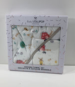 used LouLou Lollipop Hooded Towel Set