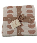 Shop Crane Baby Cotton Muslin Jacquard Blanket, Copper Moon at GoodBuy Gear