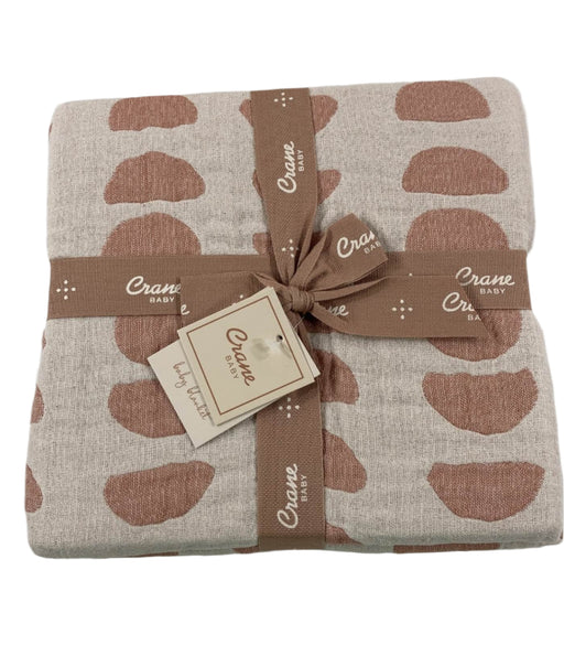 Shop Crane Baby Cotton Muslin Jacquard Blanket, Copper Moon at GoodBuy Gear