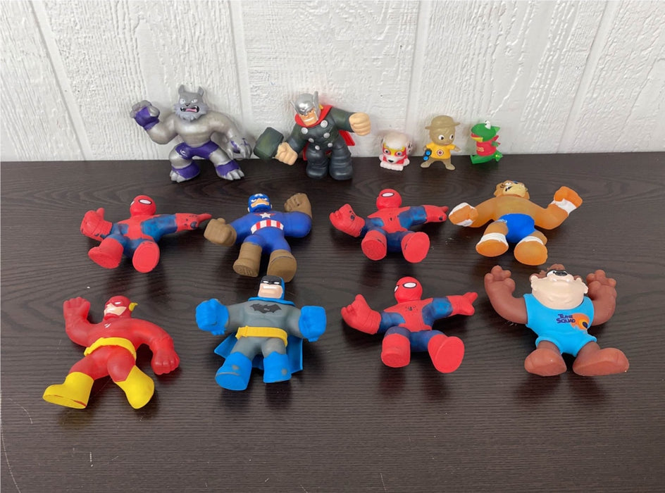 used Heroes Of Goo Jit Zu Stretchy Toys, BUNDLE