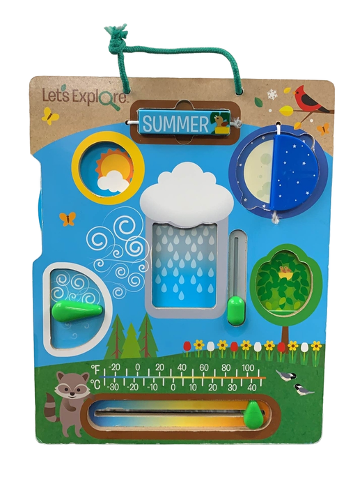 used Melissa & Doug Let’s Explore Weather Seasons Board