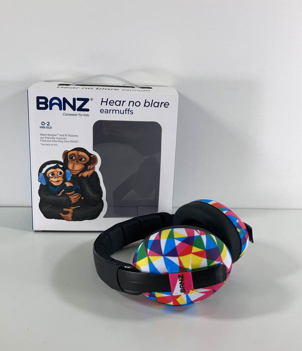 secondhand Baby Banz Hear No Blare Earmuffs, Prism