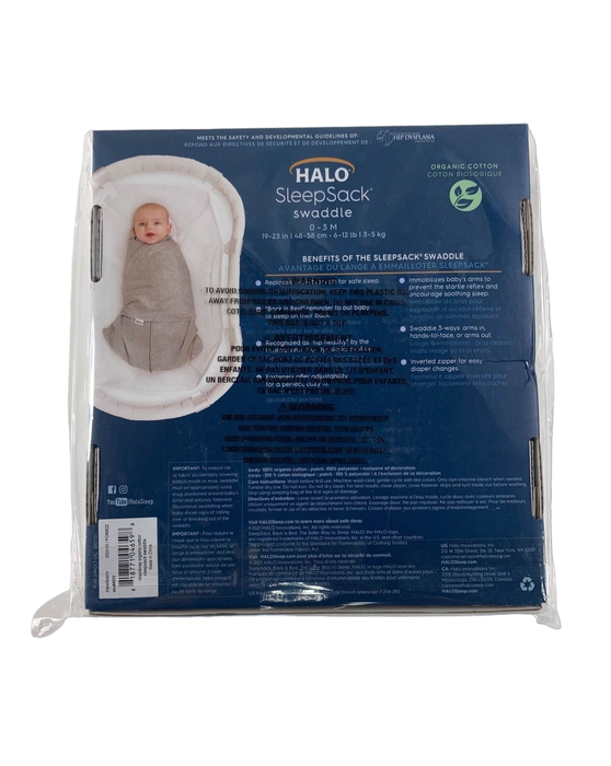 Shop Halo Cotton Sleepsack, Newborn, Blue at GoodBuy Gear