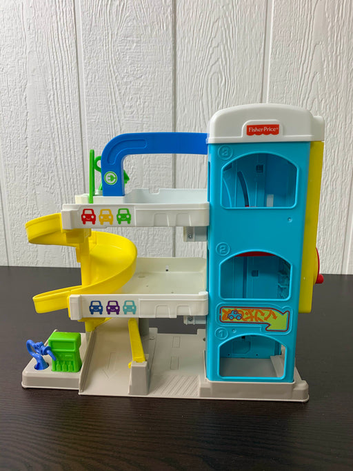 used Fisher Price Little People Helpful Neighbors Wheelie Garage