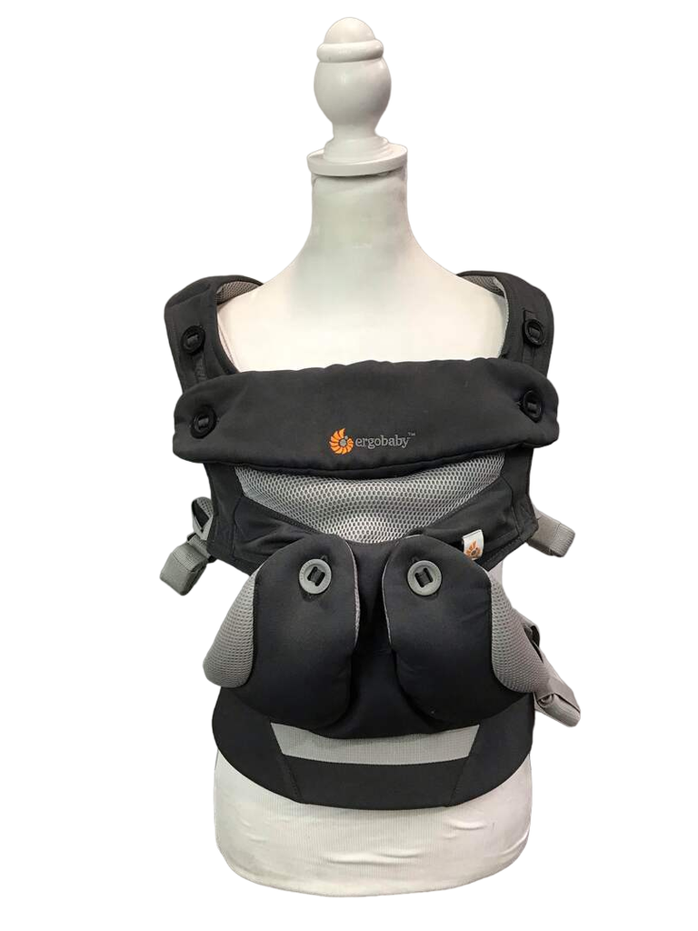Ergobaby 360 All Positions Cool Air Mesh Baby Carrier, Carbon Grey