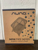 used Nuna Sena Mini Organic Sheet, White