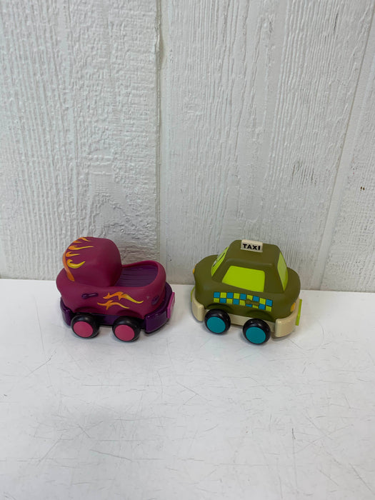 secondhand B. Toys Pull Back Toddler Cars