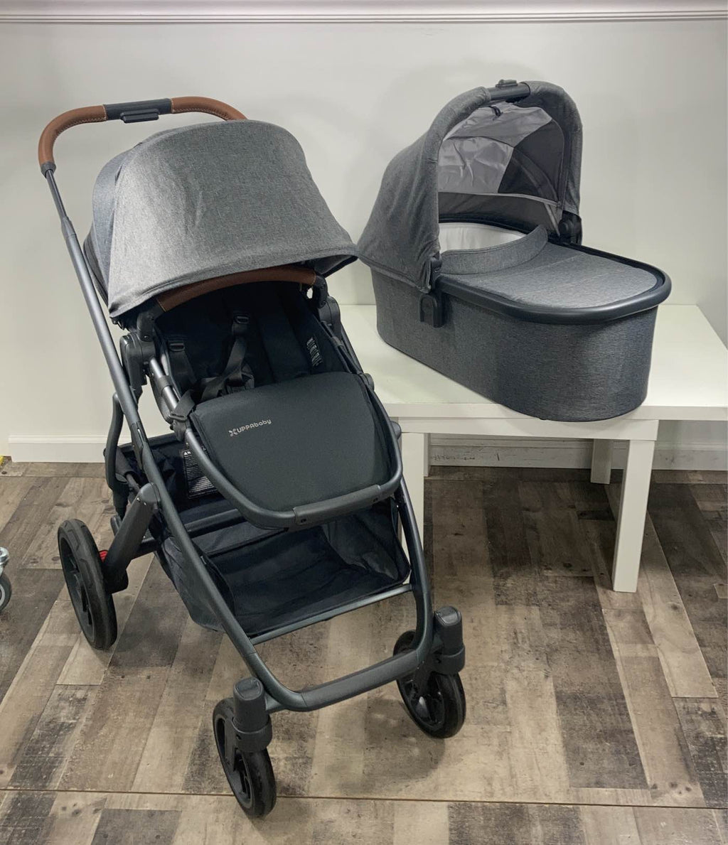 UPPAbaby VISTA V2 Stroller, 2022, Greyson (Charcoal Melange)