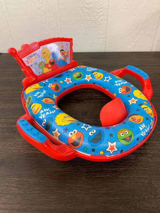 used Sesame Street Deluxe Soft Potty Seat