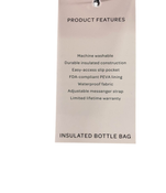 secondhand JuJuBe The Insulated Bottle Bag, Taupe