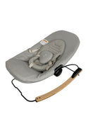 used Bloom Coco Go 3-in-1 Bouncer, Natural Wood, Frost Grey Organic