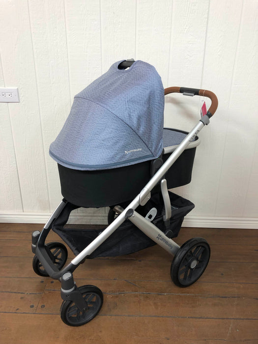 used UPPAbaby VISTA Stroller, 2017, Gregory (Blue Melange)