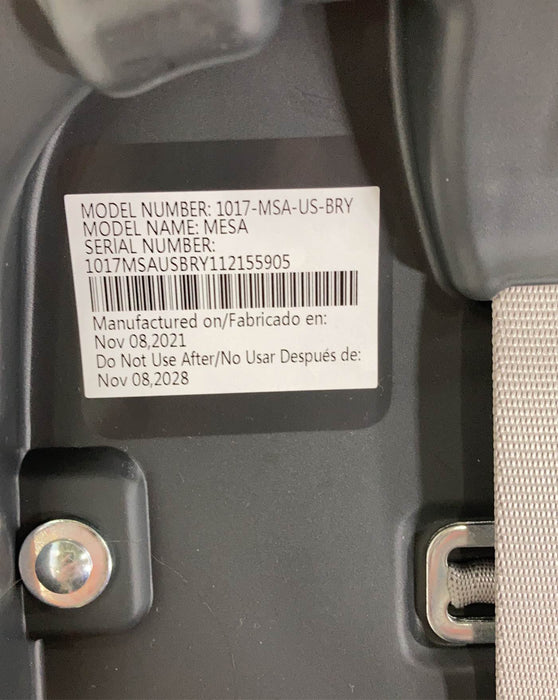 used UPPAbaby MESA Infant Car Seat