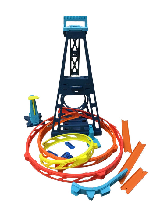 used Hot Wheels Track Builder Unlimited, Triple Loop Kit