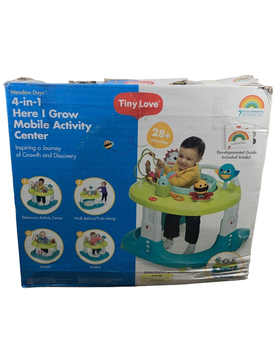 used Tiny Love Here I Grow 4-in-1 Baby Walker And Activity Center, Meadow Days