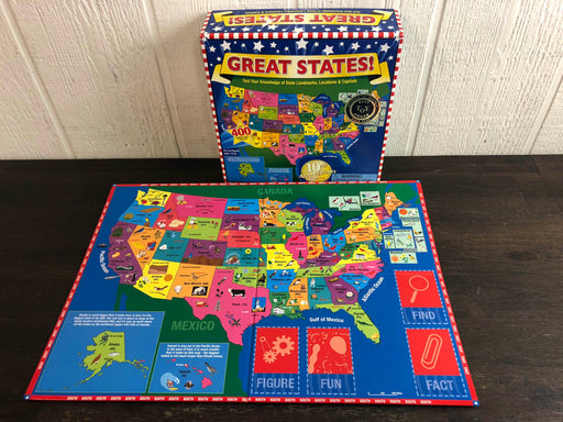 secondhand International Playthings Great States! Game