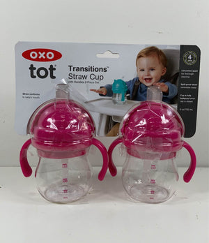 OXO Tot Transitions Straw Cup with Removable Handles