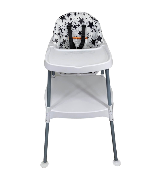 evenflo eat and grow Evenflo 4-in-1 Eat & Grow Convertible High Chair, Pop Star White