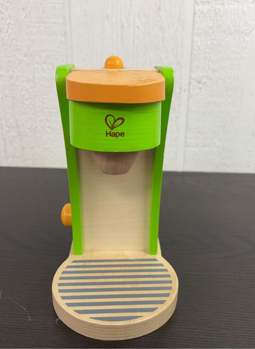 used Hape Kid’s Coffee Maker Wooden Kitchen Set