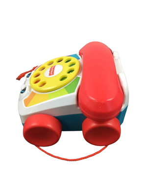 Fisher-Price Chatter Telephone, infant and toddler pull toy phone for  walking and pretend play ages 12 months and older