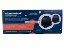 secondhand SlumberPod 2.0 Sleep Canopy, Black with Turquoise Accents