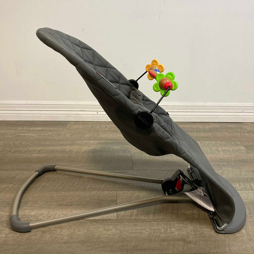 secondhand Baby Bjorn Bouncer Bliss, Anthracite Cotton, With toy bar