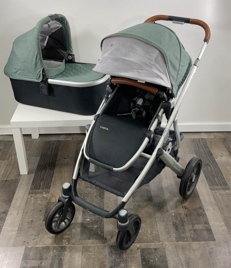 emmett uppababy UPPAbaby VISTA Stroller, 2019, Emmett (Green Melange)