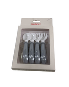 used BabyBjorn Baby Spoon And Fork 4 Count, Grey