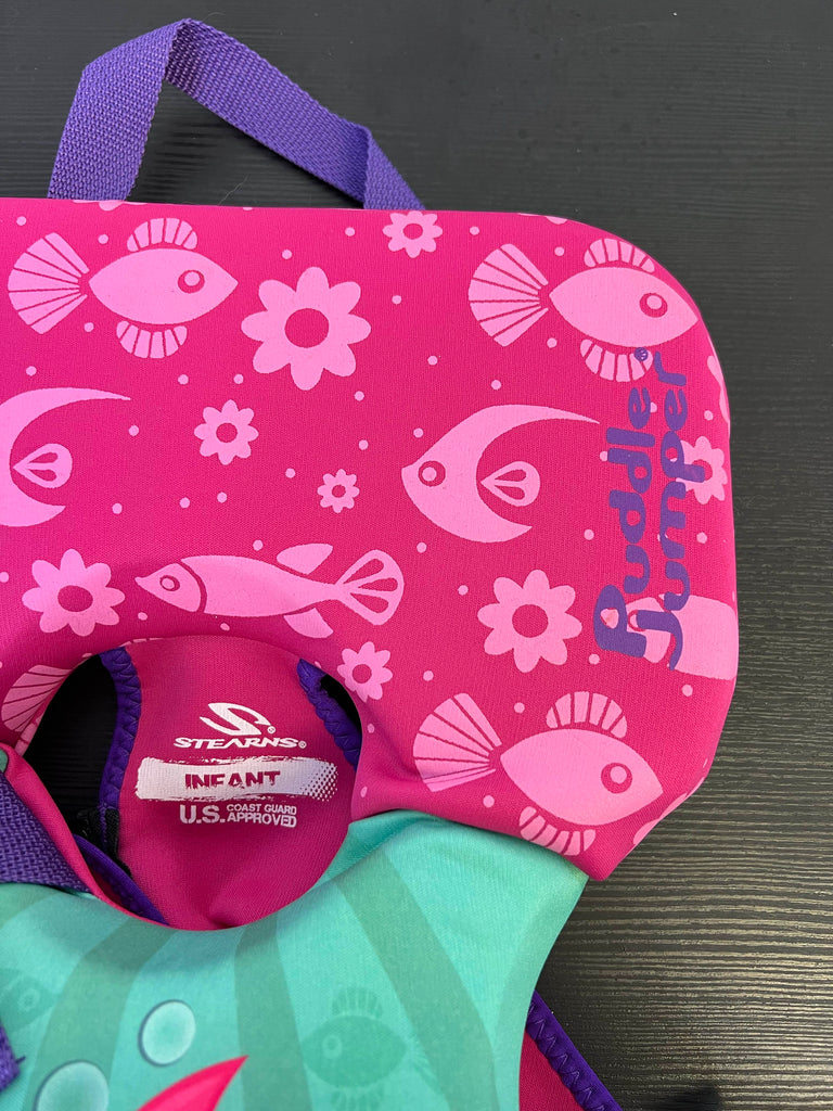 Stearns Puddle Jumper Infant Life Jacket, Pink Fish