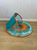 Shop SwimWays Baby Spring Float with Sun Canopy, Blue and Orange at GoodBuy Gear