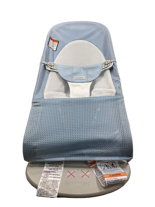 Shop BabyBjorn Bouncer Balance, Sky Blue, Mesh at GoodBuy Gear