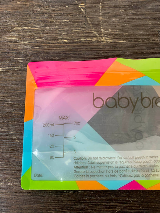 used Baby Brezza Reusable Baby Food Pouches