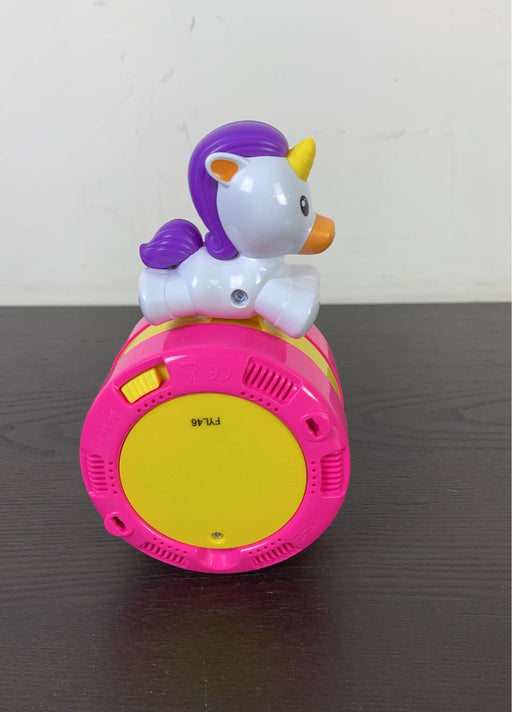 secondhand Fisher Price Crawl Along Musical Unicorn With Mirror