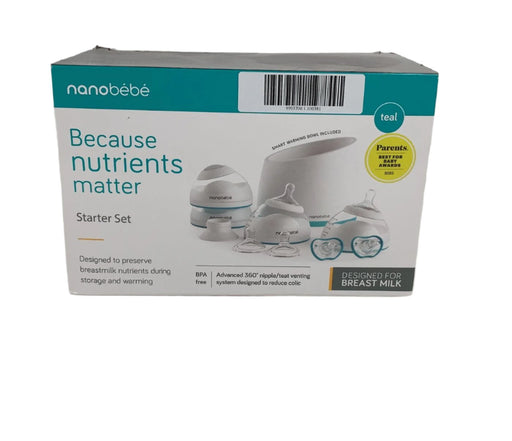 used Nanobébé Bottle Feeding Starter Set