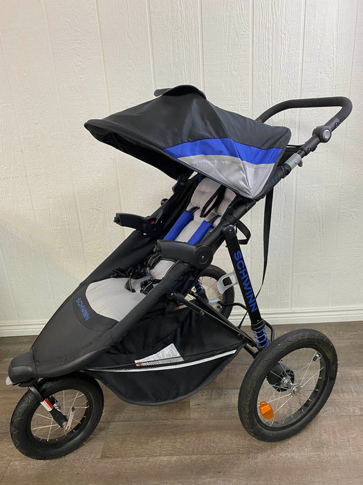 used Schwinn Free Wheeler Double Jogging Stroller