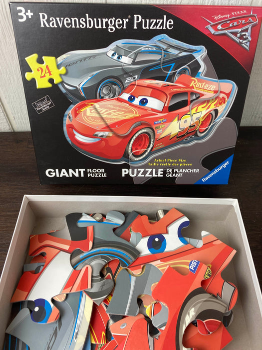 secondhand Ravensburger Puzzle, 24 piece giant floor puzzle Cars