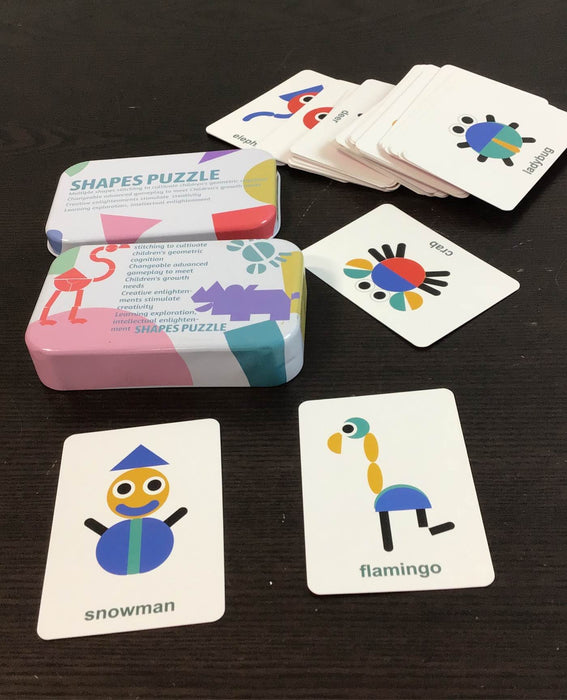 secondhand Wallxin Tangram Shapes Puzzle