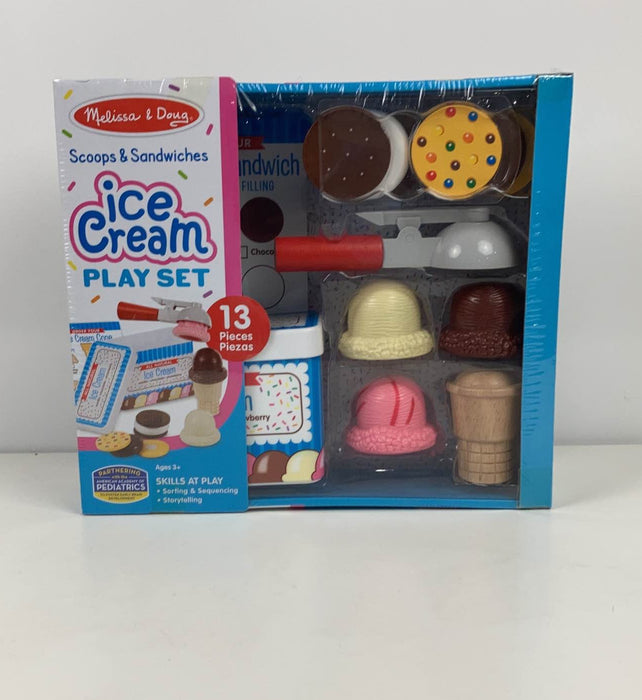 used Melissa & Doug Scoops And Sandwiches Ice Cream Play Set