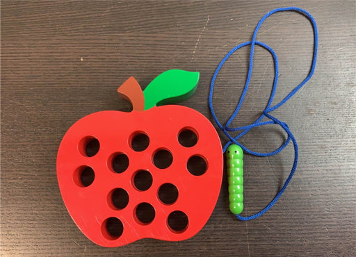 used Lacing Apple Threading Toy